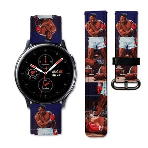 Muhammad Ali Galaxy Watch 6 Band Galaxy Active Band 40 mm Galaxy Gear Sport Band Galaxy Watch 42mm Samsung Galaxy Watch 46 mm Watch 5 Band