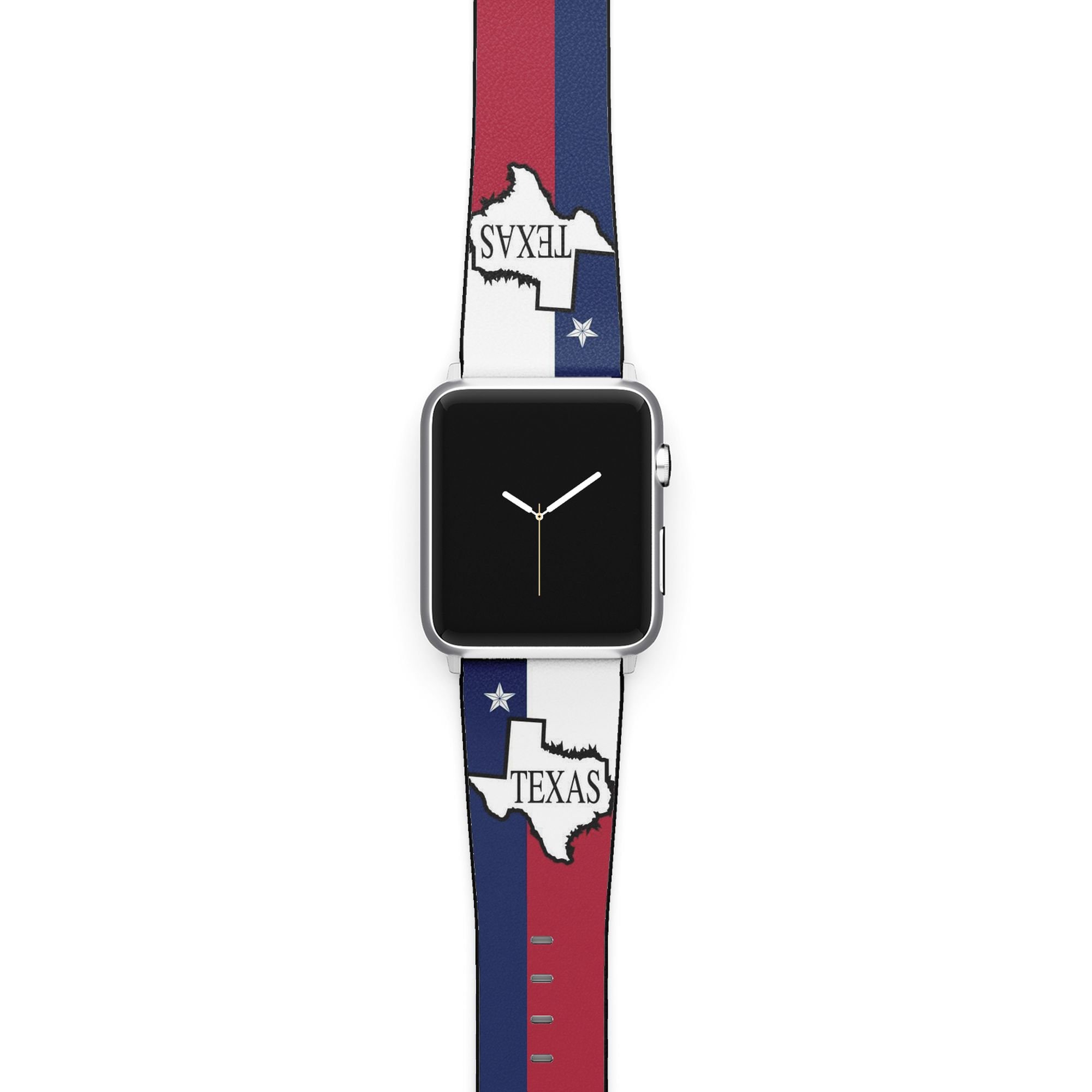  Skinit Texas Flag Dark Wood Watch Band for Apple Watch - Faux-Leather  Watch Band Compatible with Apple Watch 38mm Series 1, Series 2, Series 3, &  40mm Series 4 : Cell Phones & Accessories