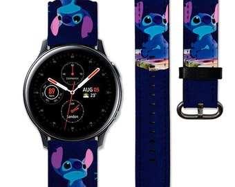 Stitch Galaxy Watch 6 Band Disney Gear Sport Strap Samsung Galaxy Active 2 Strap 40 mm Galaxy Watch 42mm Galaxy Watch Band 46 mm Watch 5