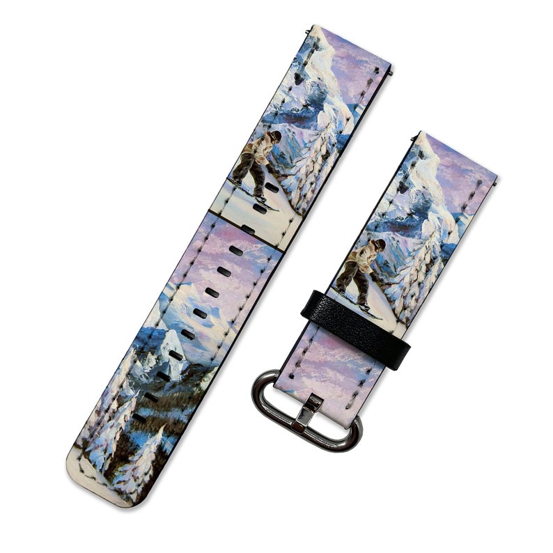 Snowboard Samsung Gear Sport Strap Galaxy Watch 6 Band Galaxy Watch Band 46 mm Galaxy Watch 5 Band Galaxy Active 2 Strap 40 mm Watch 5 Strap image 2