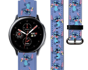 Stitch Watch 5 Disney Gear Sport Strap Samsung Galaxy Watch4 Strap 40 mm Galaxy Watch 42mm Galaxy Watch Band 46 mm Galaxy Watch 5 Band