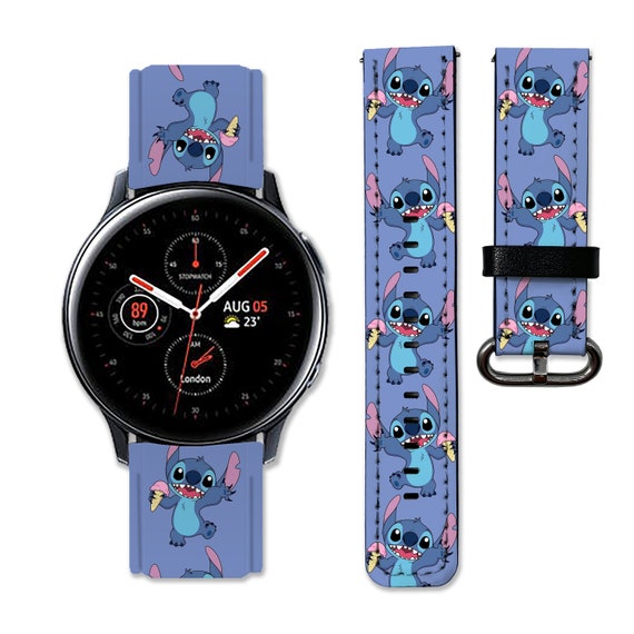 Montre Stitch 5 Disney Gear Bracelet Sport Samsung Galaxy Watch4 Bracelet  40 mm Galaxy Watch 42 mm Bracelet Galaxy Watch 46 mm Galaxy Watch 5 -   France