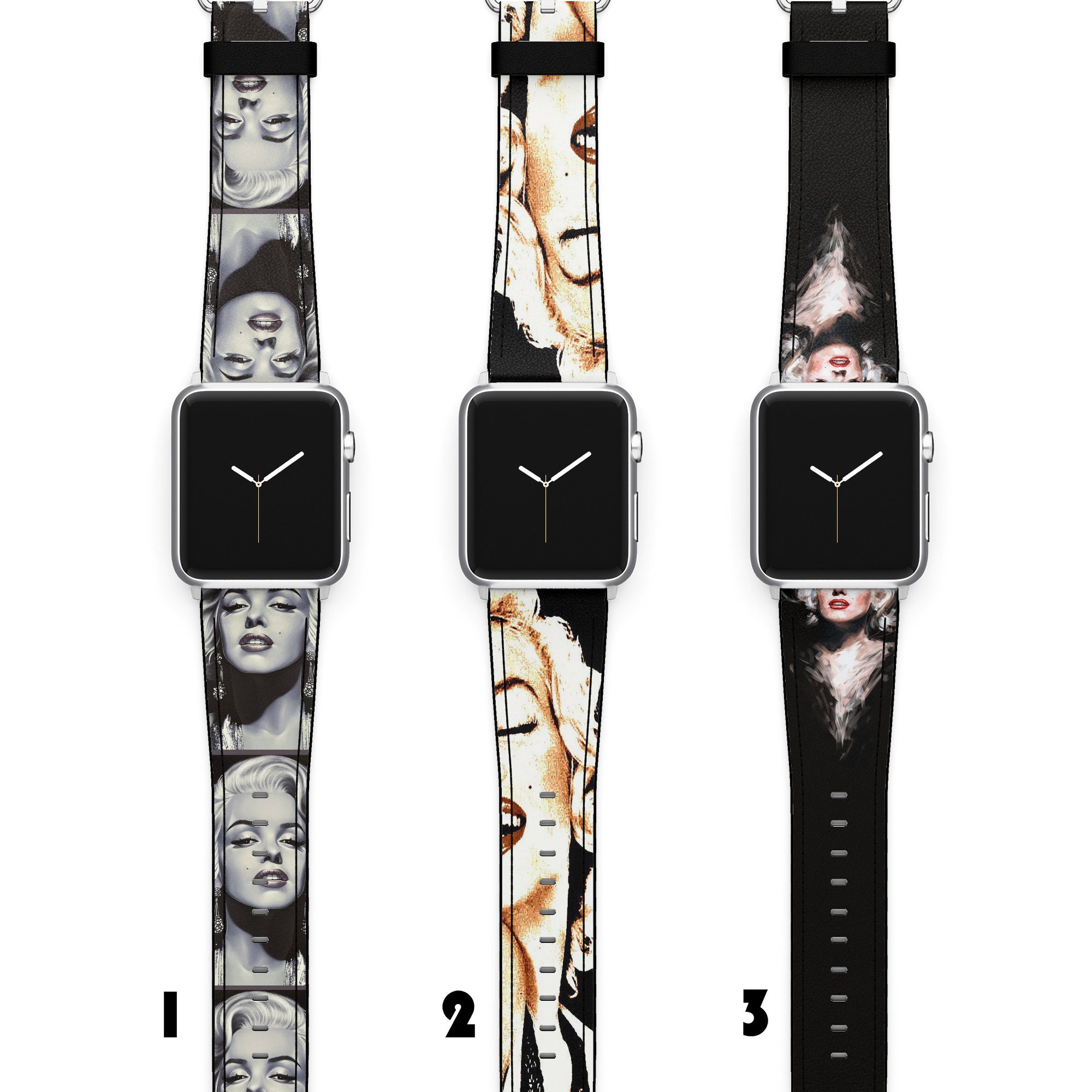 Marilyn Monroe stretch band watch, excellent condition NOS Big Size Vintage Marilyn Monroe Manual Wind Watch With  main image 3