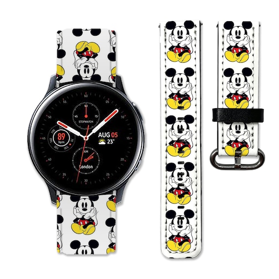 Mickey Mouse Galaxy Watch4 Gear Sport Strap Disney Samsung Galaxy Watch Band 46 Mm Galaxy Watch 5 Band Galaxy Active Strap 40 Mm Watch 5 Etsy Canada