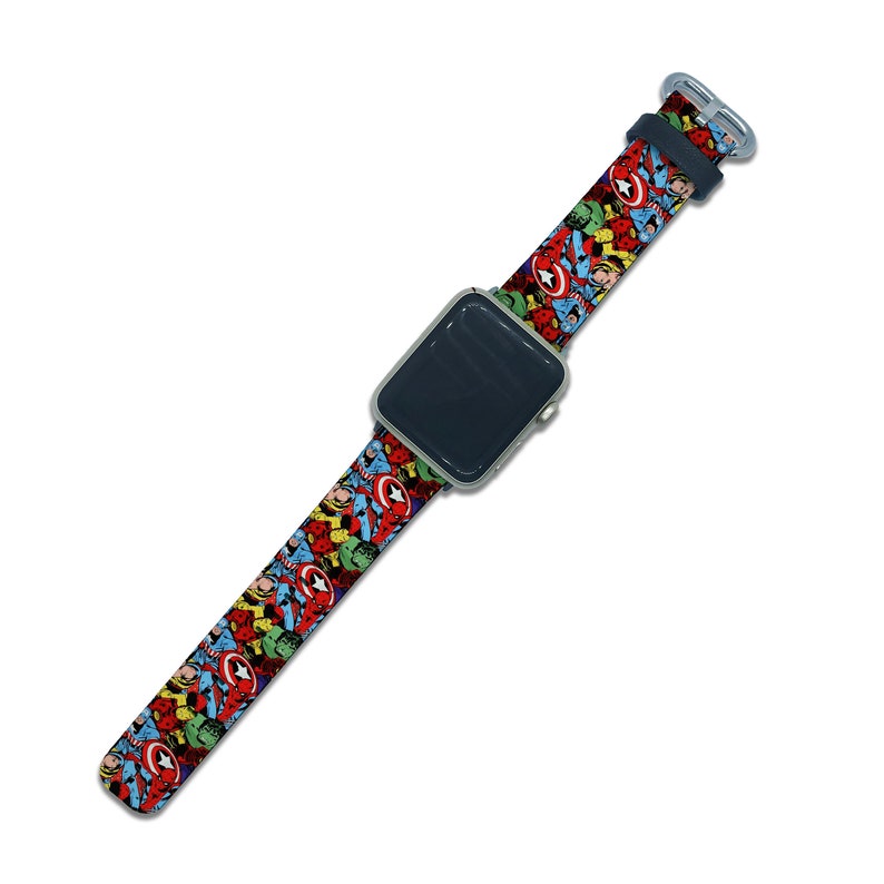 Marvel Iwatch SE 2020 Apple Watch Strap 42 Mm Avengers Iwatch - Etsy