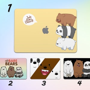 We Bare Bears Macbook Case Macbook Air M2 Case Macbook Pro 13 Inch Case Macbook Air Sleeve Macbook Pro Case Pro 14 Inch Case Pro 16 In Cover