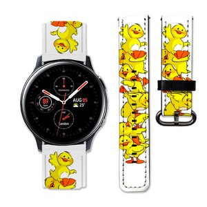 Duck Gear Sport Strap Galaxy Watch 6 Band Galaxy Active 2 Band 40 mm Galaxy Watch 42mm Strap Samsung Galaxy Watch 46 mm Watch 5 Strap