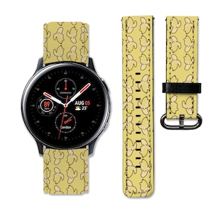 Cute Banana Galaxy Active 2 Band 40 mm Galaxy Watch 6 Band Galaxy Gear Sport Band Galaxy Watch 42mm Samsung Galaxy Watch 46 mm Watch 5