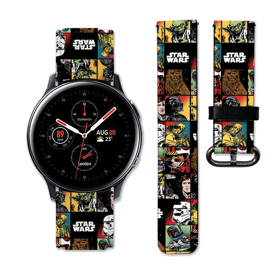 Star Wars Galaxy Watch 6 Band Samsung Galaxy Active 2 Strap Star Wars Galaxy Watch 6 Band Samsung Galaxy Active 2 Strap