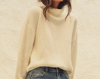 beige color turtleneck