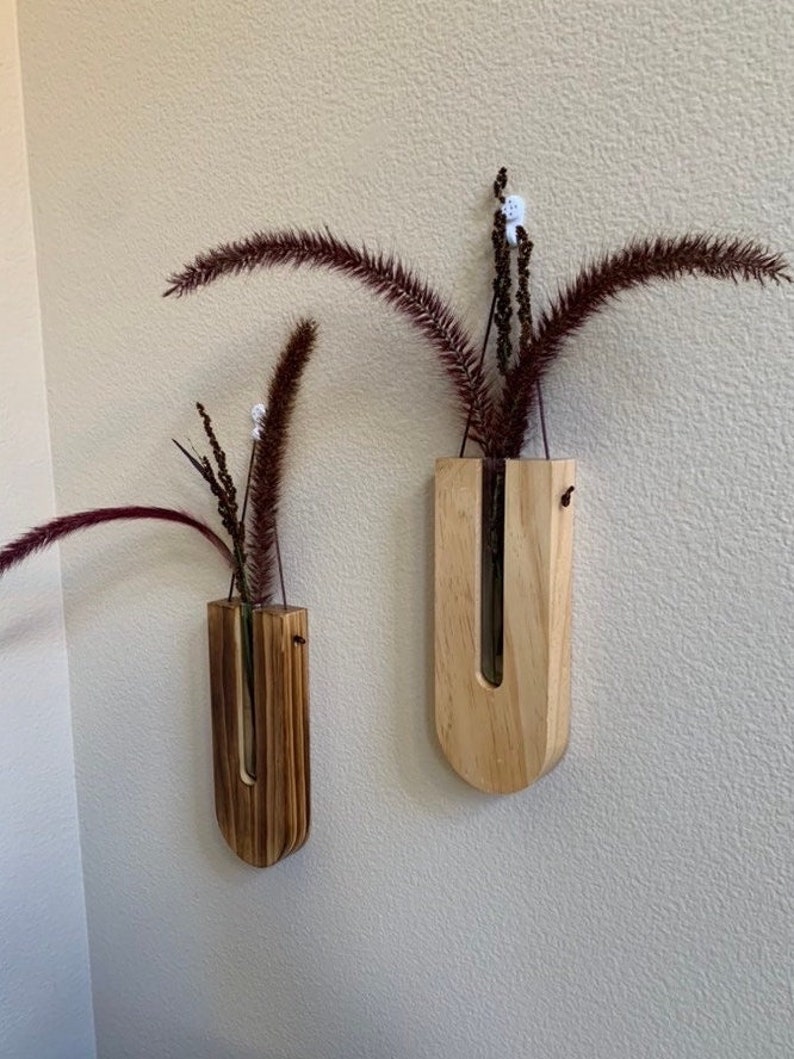 Midcentury Modern Wall Vase / Wall Planter / Propagation Etsy