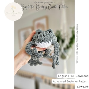 Bogart the Bullfrog Crochet Pattern | Low Sew