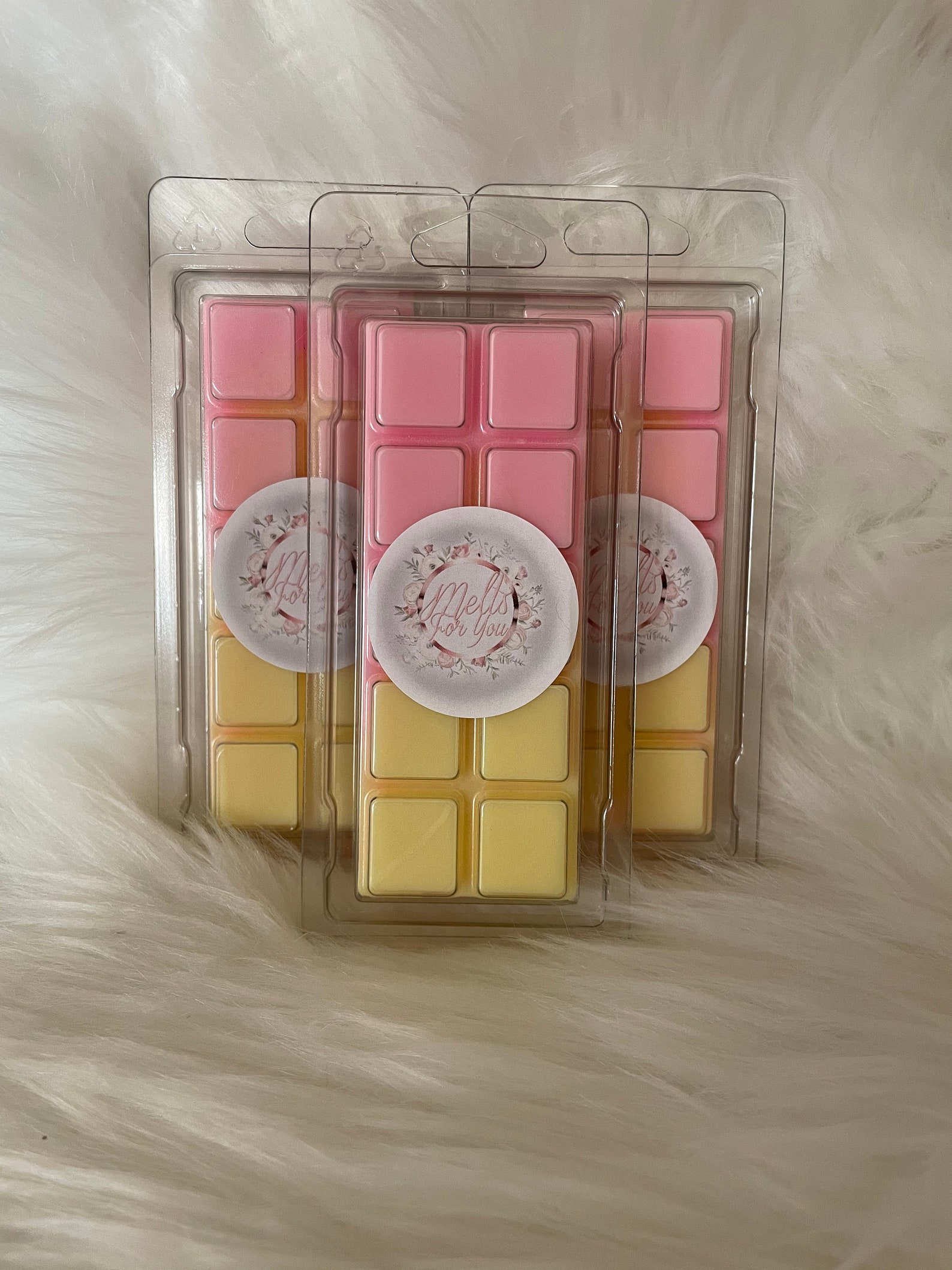 Rhubarb and custard wax melt snap bar clamshell Etsy