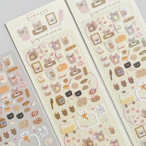 VOLZZI KOREANISCHE AUFKLEBER | entzückender süßer japanischer Aufkleber Hund Anime Deko Polco Journal Scrapbooking Kpop Briefpapier Toploader Sticker