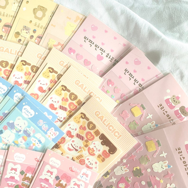 KOREAN STATIONERY SET Cute Adorable Korea Style Grab Bag Etsy