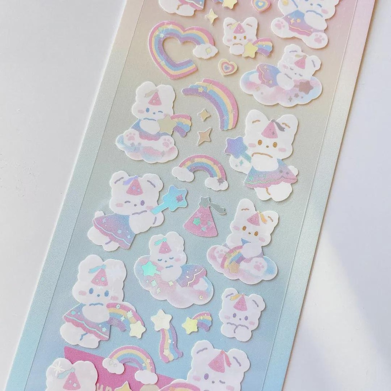 DECORATIVE KOREAN STICKERS | Adorable Cute Kawaii Kpop Decal Sticker ...