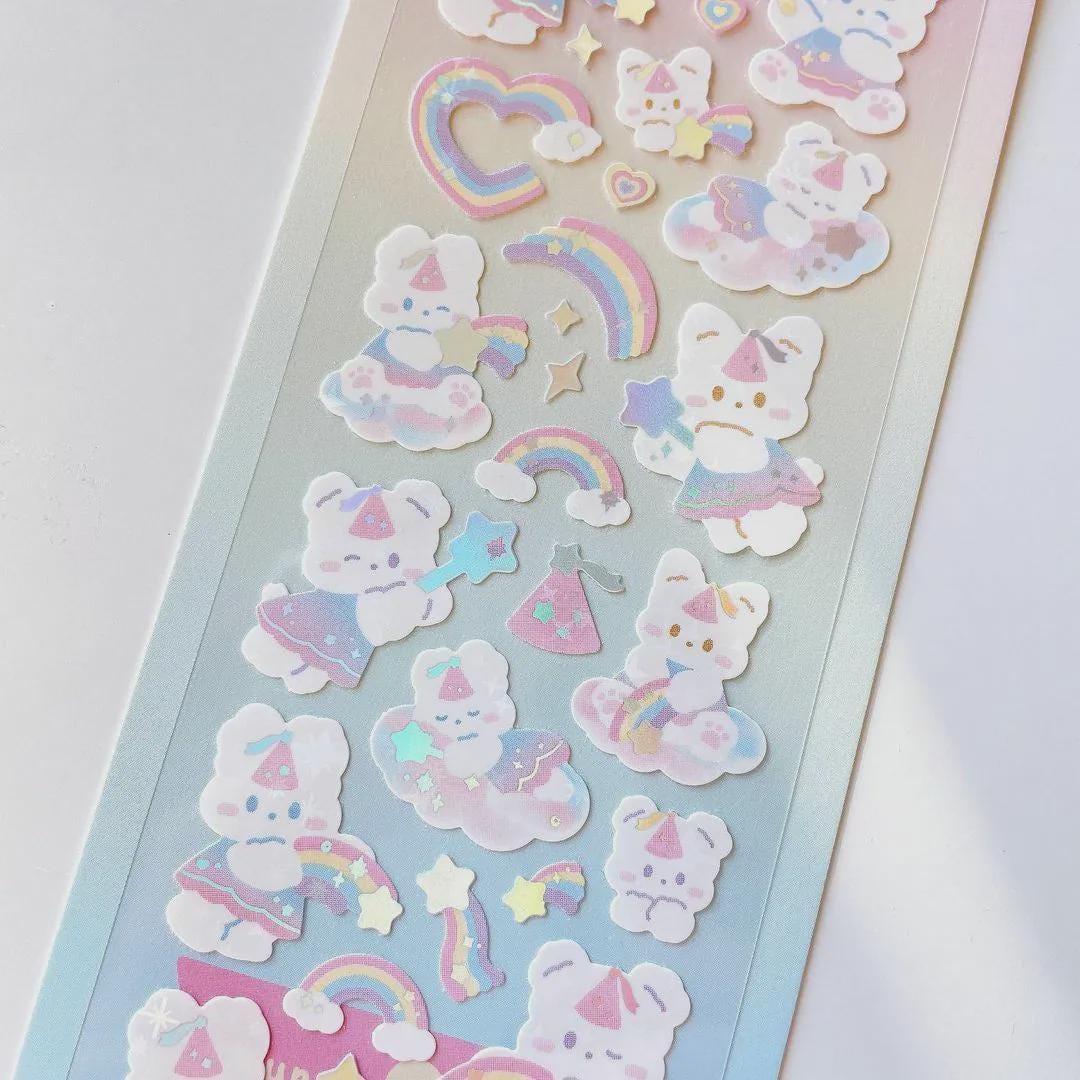 DECORATIVE KOREAN STICKERS | Adorable Cute Kawaii Kpop Decal Sticker ...