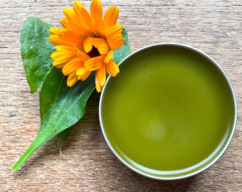 Calendula and Plantain Simple Salve