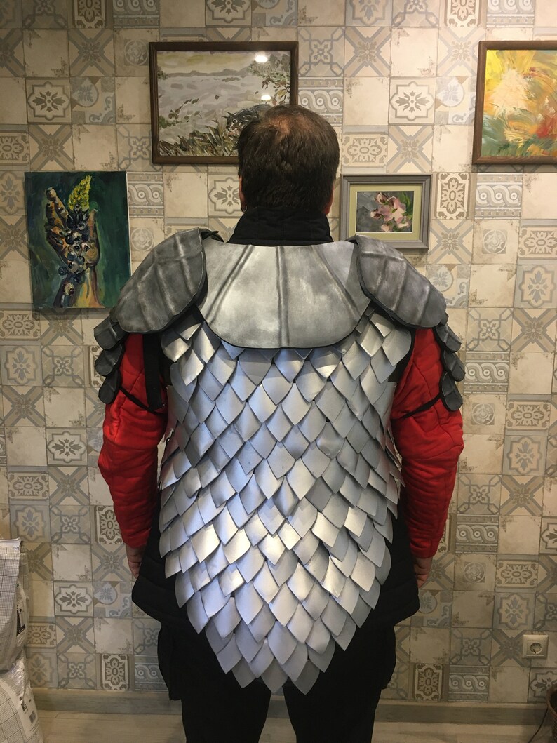 Viking fantasy armor ABS plastic LARP cosplay Etsy