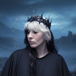 Crown of the Fallen King – Dark Fantasy Artifact, Gothic Dark Lord Cosplay