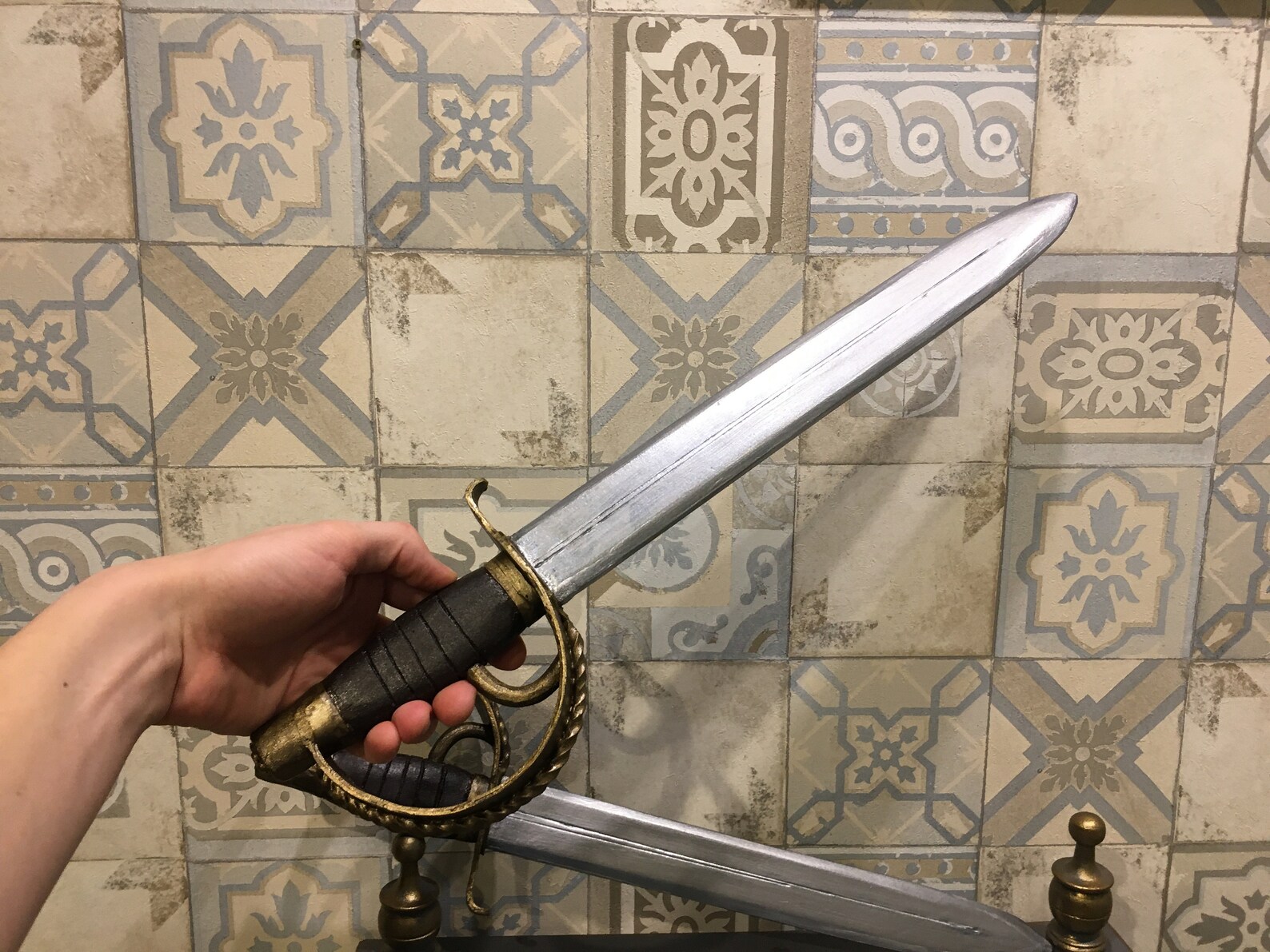 Dagger With Guard Dual Daggers Spanish Fencing Soft Weapon Etsy