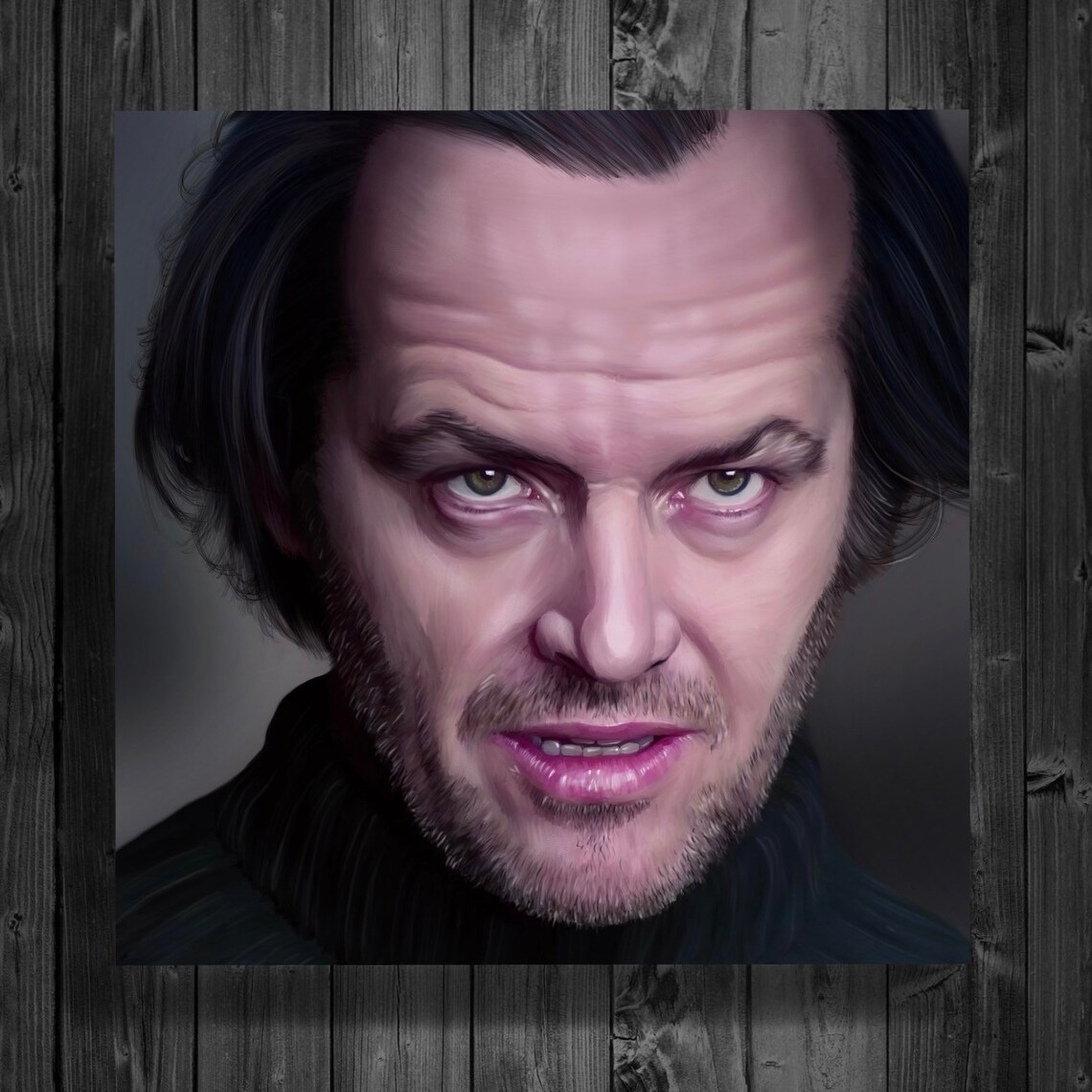Jack Torrance the shining Art print hand drawn digital Etsy