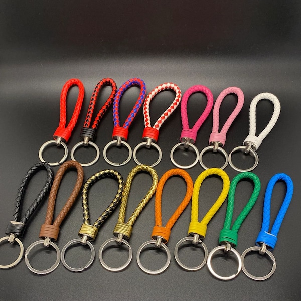 Braided Keychain Etsy