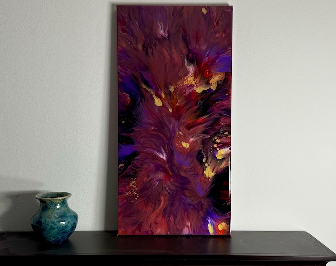 Plum Dandy (12x24) original painting