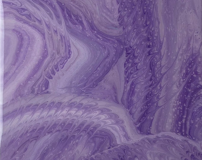 Purple Charm abstract original painting