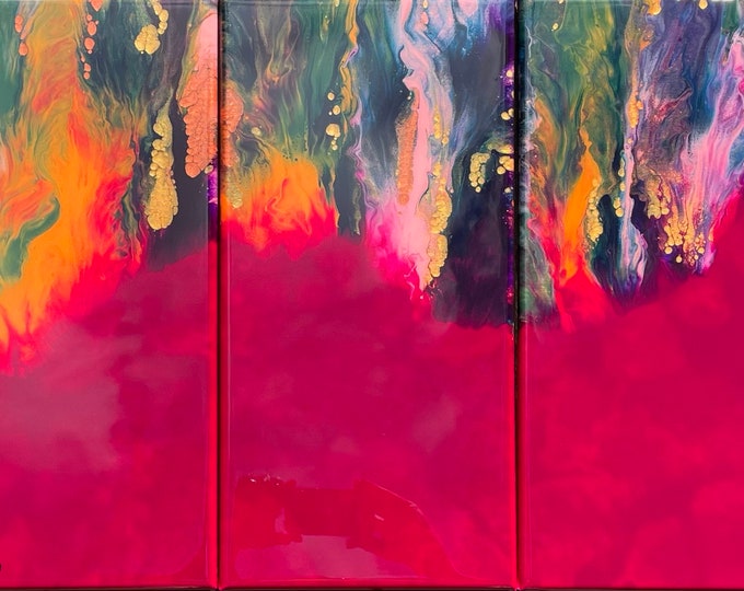 Firestorm triptych (3 10x20s)