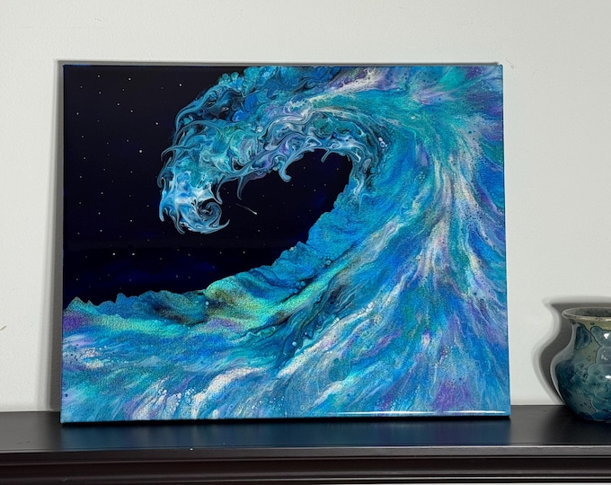 Midnight Wave (16x20)