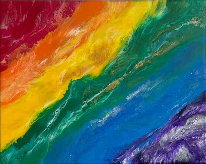Slice of the Rainbow (16x20]