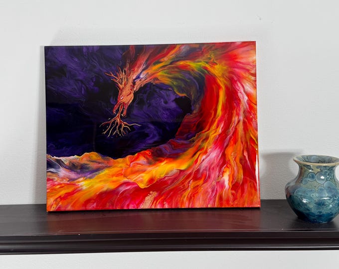 Dragon Wave (14x18) original painting