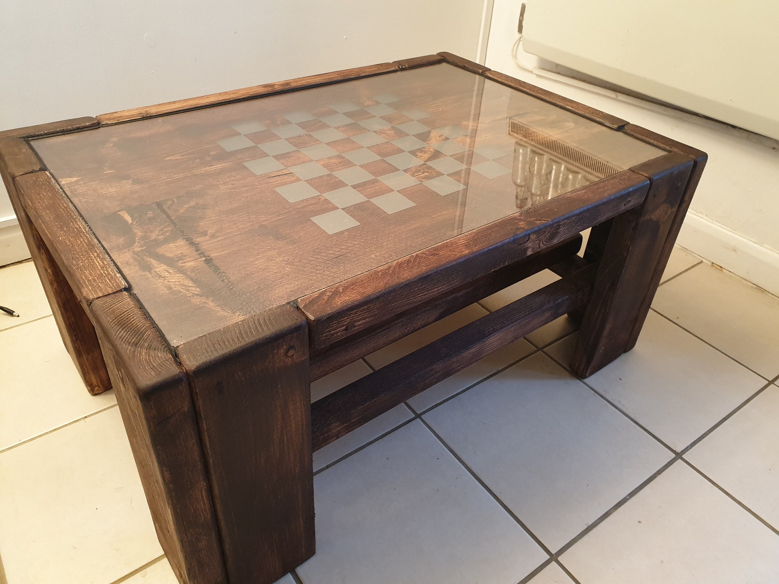 Coffee Table with Chess Table Etsy