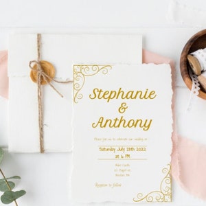 Gold Wedding In Loving Memory Sign template DWVV-101 DIY Wedding sign Editable and Easy to print at home