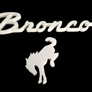 Bronco Emblems 3d Printed - Etsy
