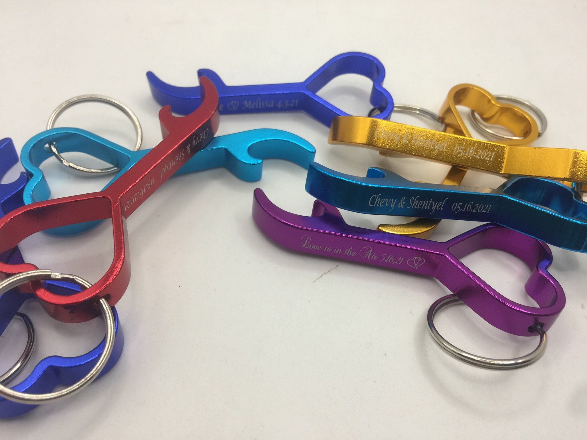 Engraved heart shape bottle openers bulk cheap wholesale Etsy