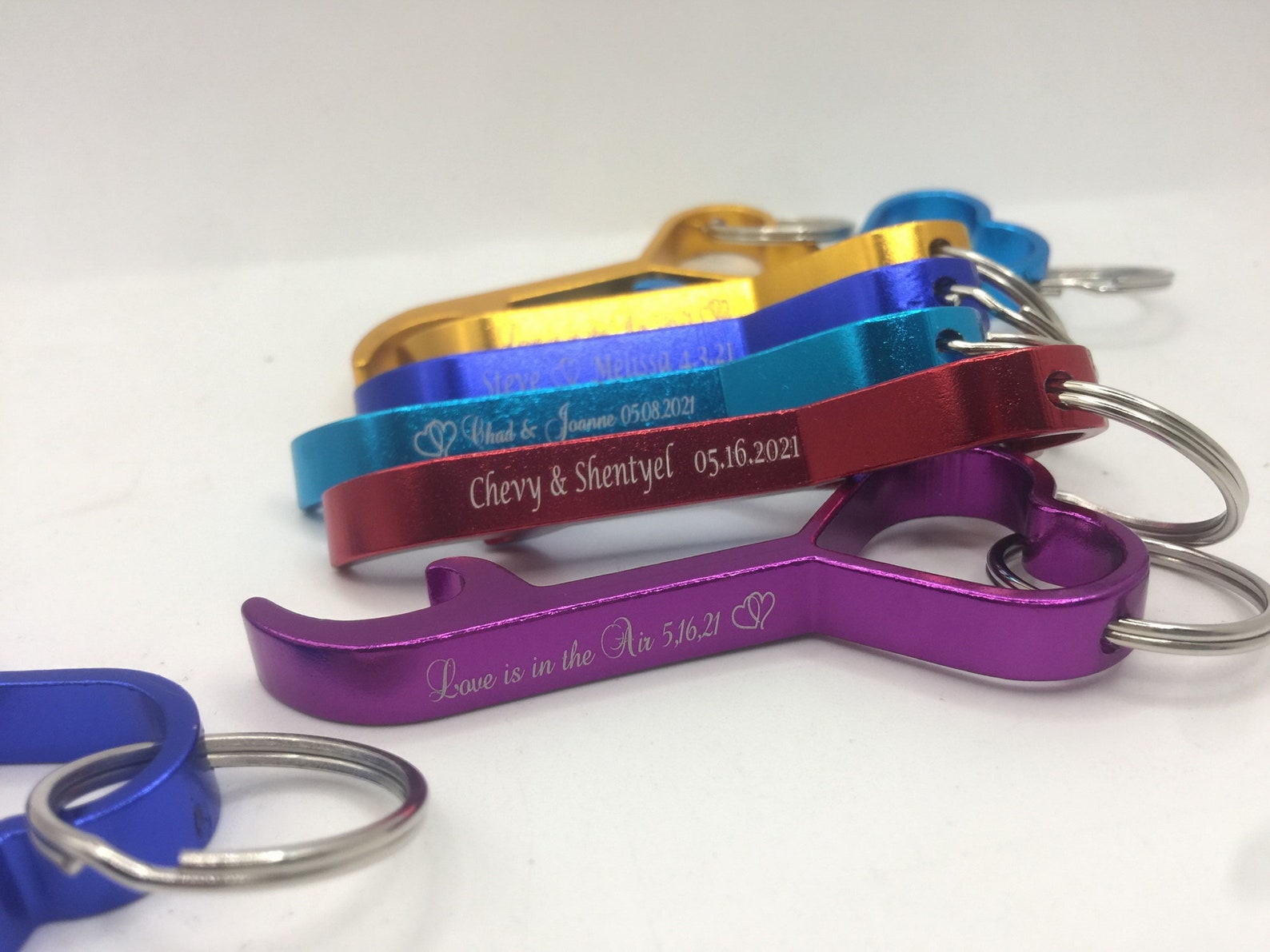 Engraved heart shape bottle openers bulk cheap wholesale Etsy