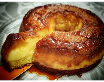 RECIPE for Pudding Cake with Condensed Milk  Portuguese dessert