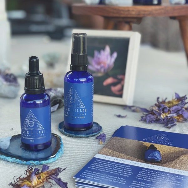 Blue Lotus Body Face Oil | Blue Lotus Essential Oil | Egyptian Blue Lotus perfume