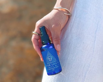 Blue Lotus Face Body Mist | Blue Lotus Essential Oil Spray | Egyptian Blue Lotus perfume