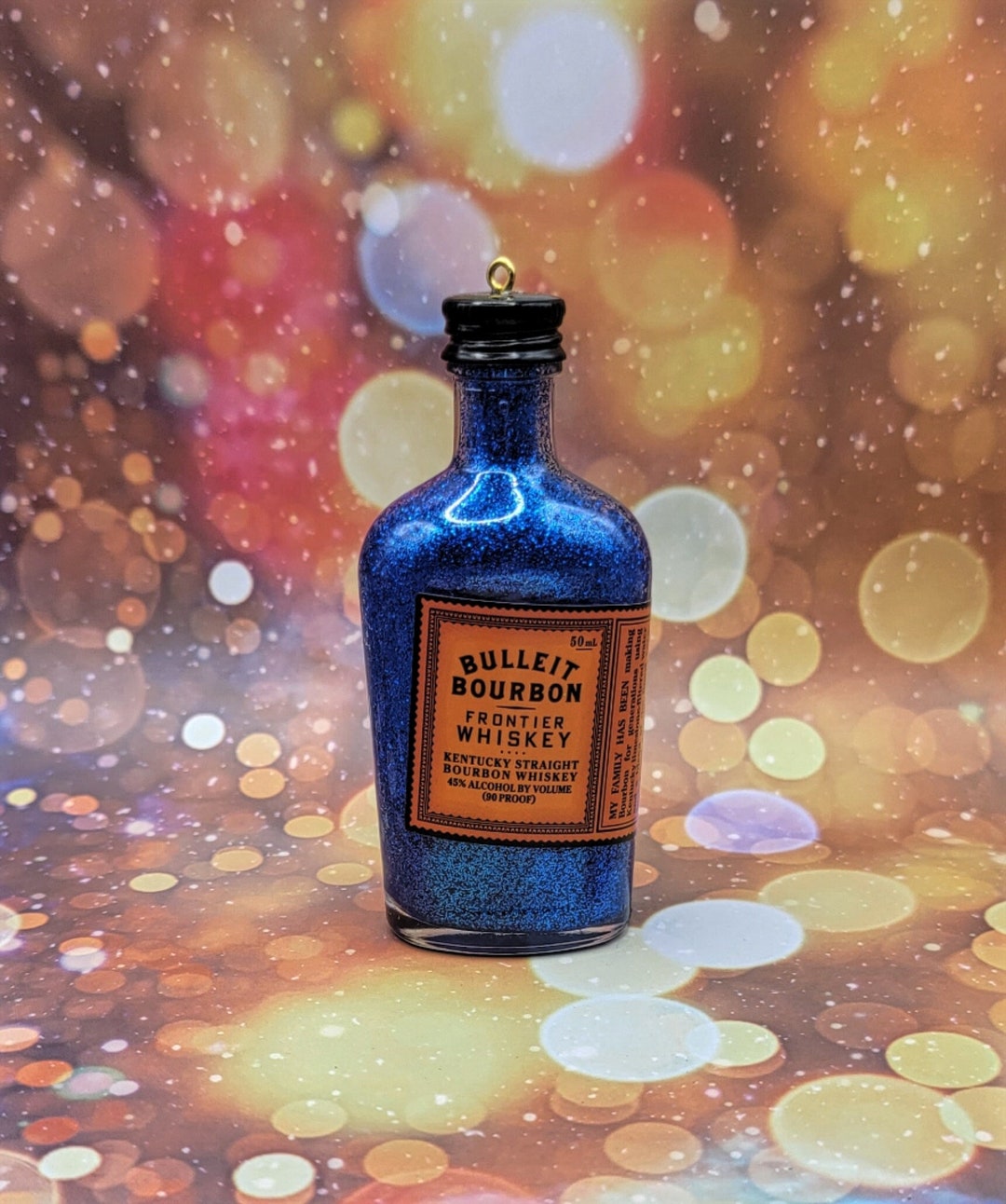 Upcycled Mini Whisky Bottle Ornament Whiskey Christmas Tree Etsy