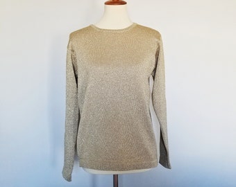 Vintage Evan Picone Sport Gold Sweater