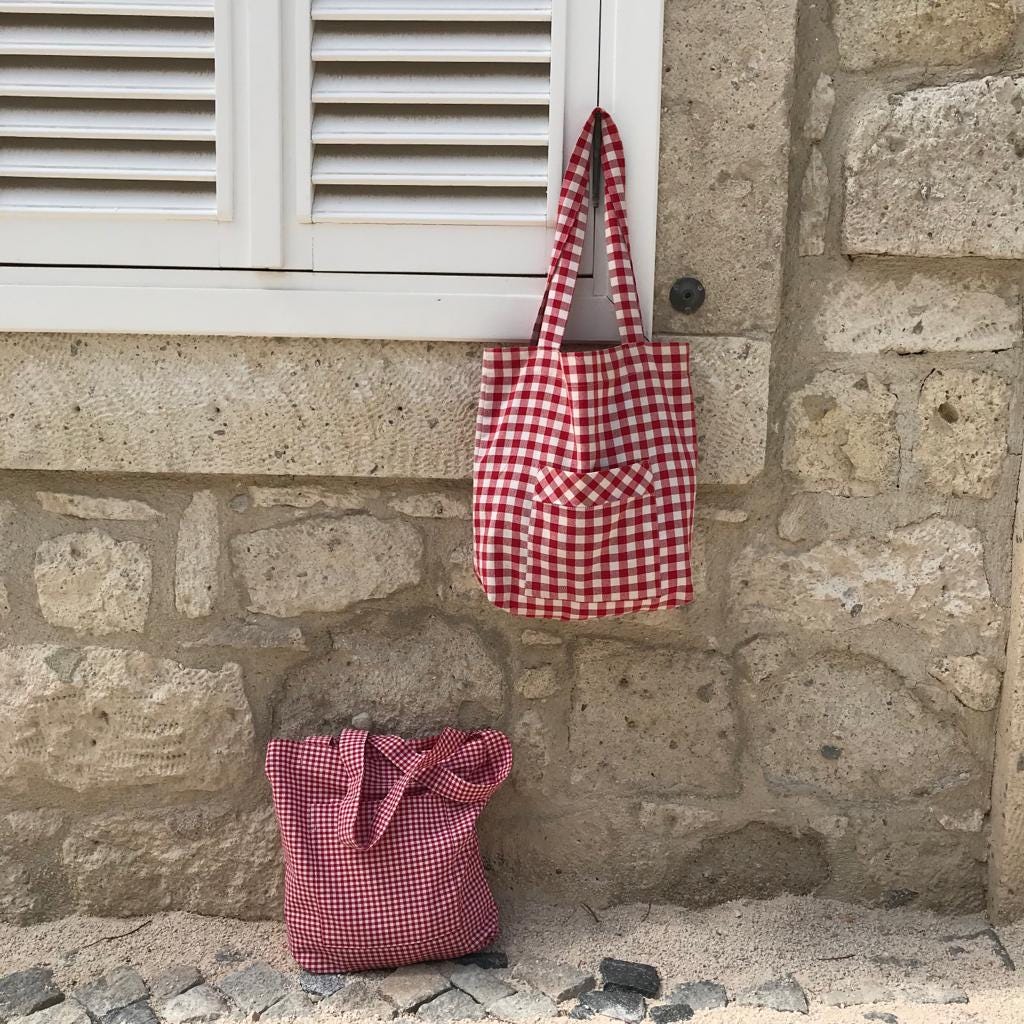 ショルダーバッグ・ポシェット W Baguette Bag Gingham Burgundy Yellow BAGUETTE BAG GINGHAM Gingham Shoulder Bag - Etsy Canada