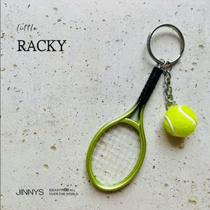 Keychain tennis racket tennis tennis ball