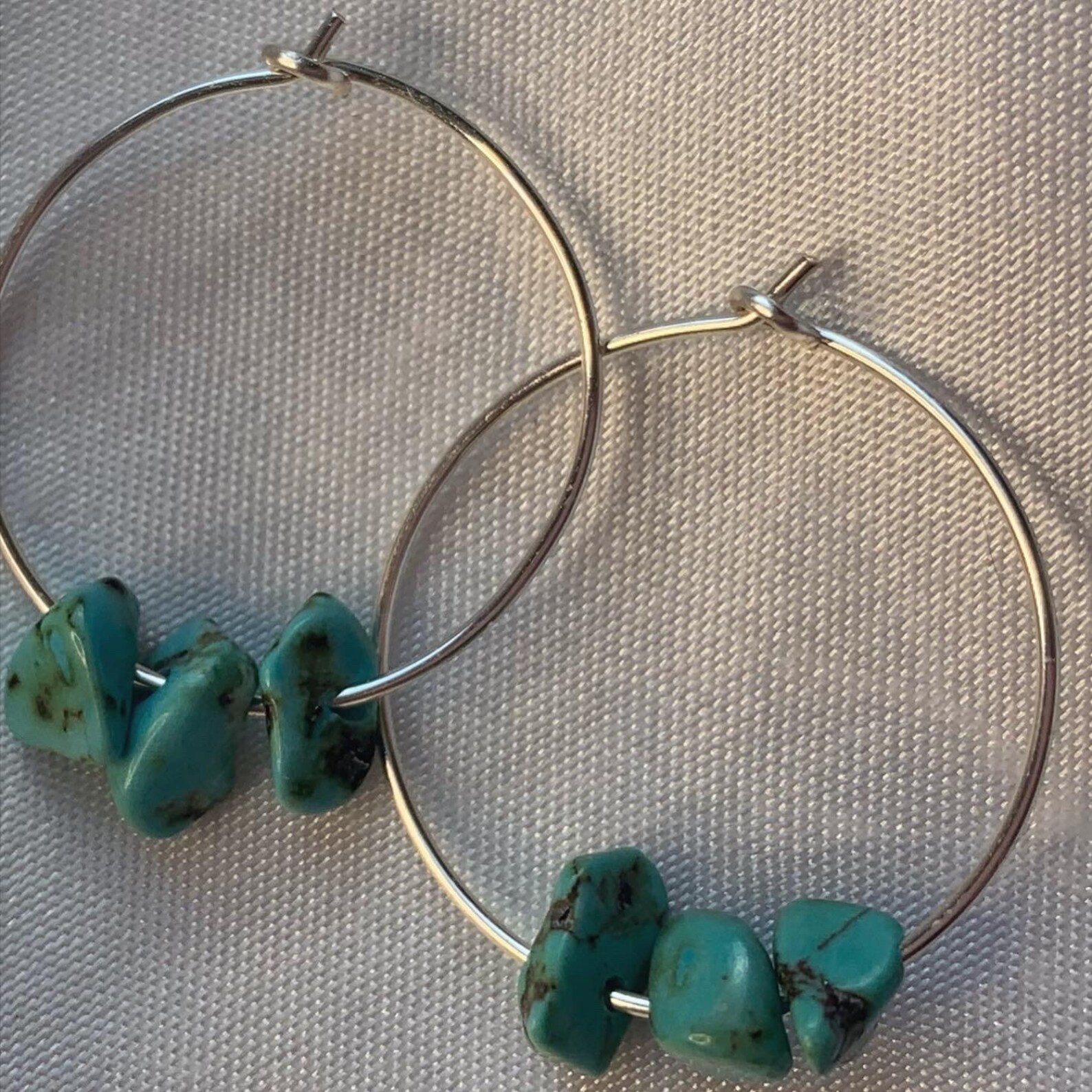 Handmade Crystal Hoops Etsy