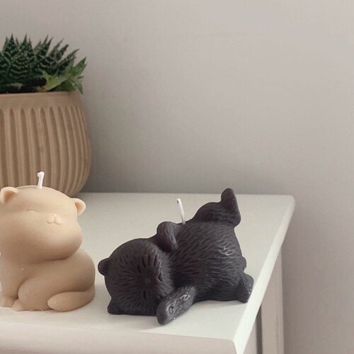 Black Cat Candle Holder Black Cat Candle Tea Light Holder Etsy