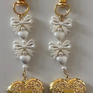 Heart Locket Keychain