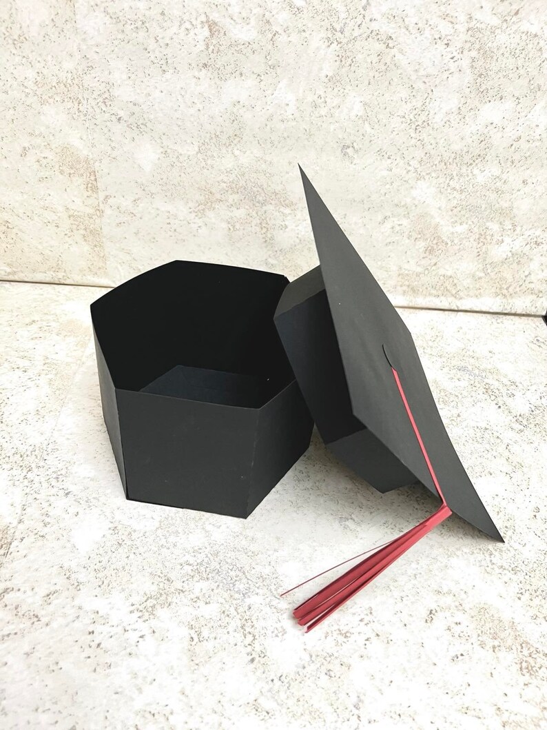 Graduation Cap Gift Box SVG Etsy