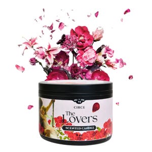 The Lovers Tarot Inspired Candle | Witchy Decor | Intention Candle |  Ritual Candle | The Lovers Candle |Goddess Statue | Tarot Candle